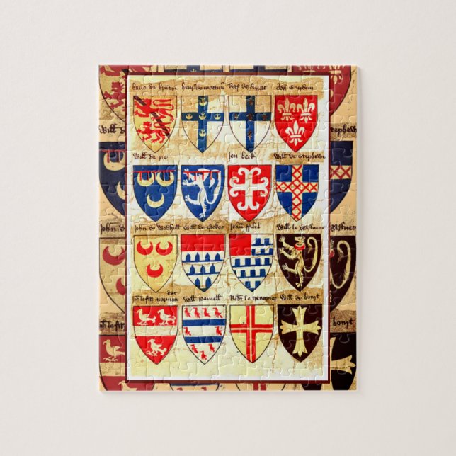 Quebra-cabeça Decorative Heraldry Pattern Jigsaw Puzzle (Vertical)