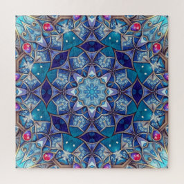 Quebra-cabeça Decorativo Azul