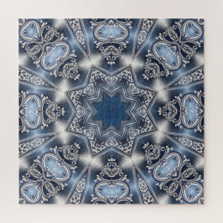 Quebra-cabeça Decorativo Azul