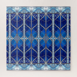 Quebra-cabeça Decorativo Azul