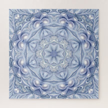 Quebra-cabeça Decorativo Azul