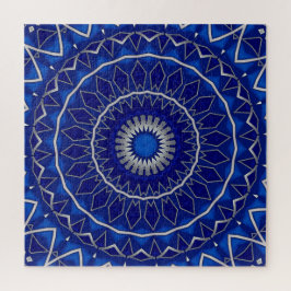 Quebra-cabeça Decorativo Azul