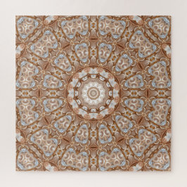 Quebra-cabeça decorativo dourado