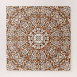 Quebra-cabeça decorativo dourado