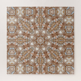 Quebra-cabeça decorativo dourado