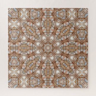 Quebra-cabeça decorativo dourado