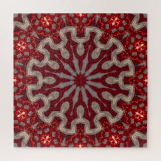 Quebra-cabeça Decorativo Vermelho