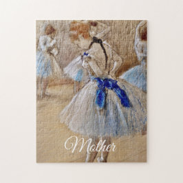 Quebra-cabeça Degas Dancer With Blue Ribbon 