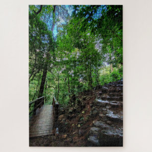 Quebra-cabeça Degraus de Pedra Entre o Verde
