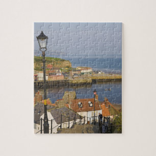 Quebra-cabeça Degraus que levam ao porto, Whitby, Norte