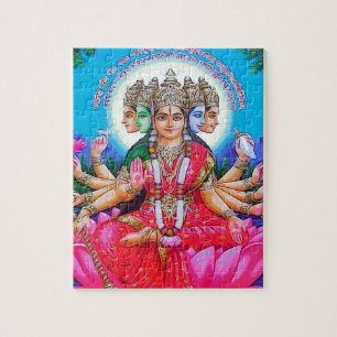 Quebra-cabeça Deidade de Gayatri Devi da deusa