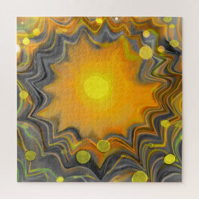 Quebra-cabeça Deixe o Sol brilhar em Retro Love Jigsera Quebra-c (Vertical)