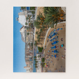 Quebra-cabeça Del Malpas Beach, Benidorm, Costa Blanca, Espanha
