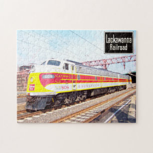 Quebra-cabeça Delaware Lackawanna e Locomotive Ocidental 808