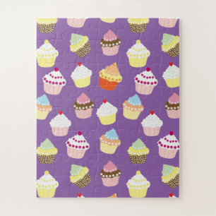 Quebra-cabeça Deliciosos Cupcakes de aniversário decorados
