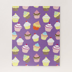 Quebra-cabeça Deliciosos Cupcakes de aniversário decorados