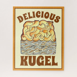 Quebra-cabeça Delicious Kugel Jewish Oodle Casserole