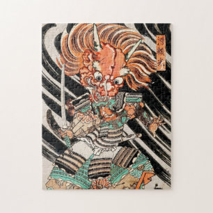 Quebra-cabeça Demônio do herói Minamoto Yorimitsu Utagawa samu