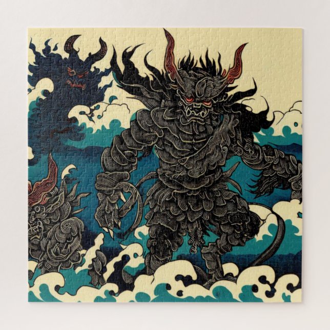 Quebra-cabeça Demônios Fantásticos - Estilo Japonês de Corte de  (Vertical)