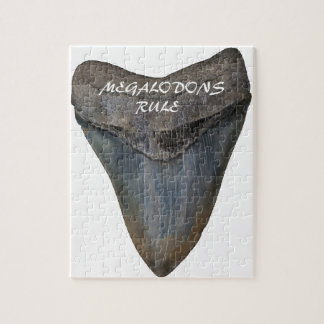 Quebra-cabeça Dente do tubarão de Megalodon