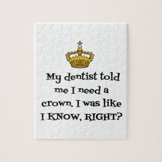QUEBRA-CABEÇA DENTISTA CROWN