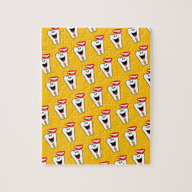 Quebra-cabeça Dentista de Lábios da boca dos dentes quebra-cabeç (Vertical)