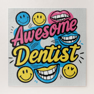 Quebra-cabeça Dentista incrível obrigado