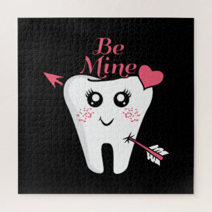 Quebra-cabeça Dentista no Dia dos Namorados - Dente Coração, Sej