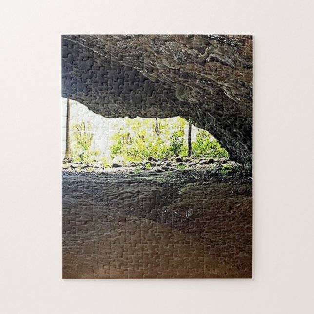 Quebra-cabeça Dentro da Caverna criada em um (Vertical)