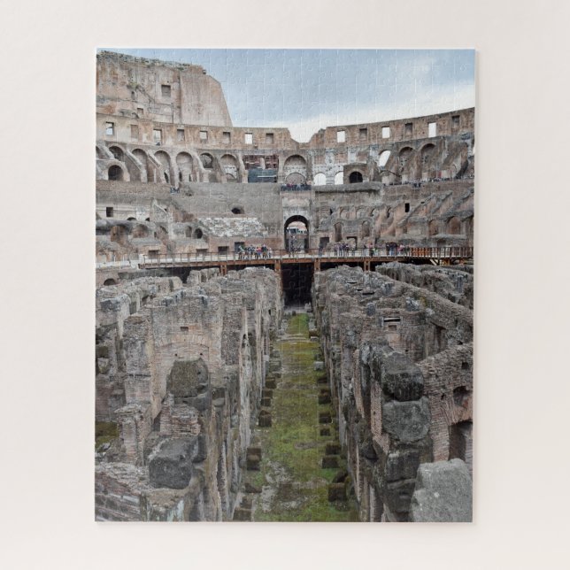 Quebra-cabeça Dentro do Coliseu - Roma - 16x20 - 520 pcs (Vertical)