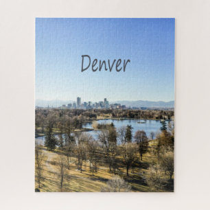 Quebra-cabeça Denver City e Mountains Colorado