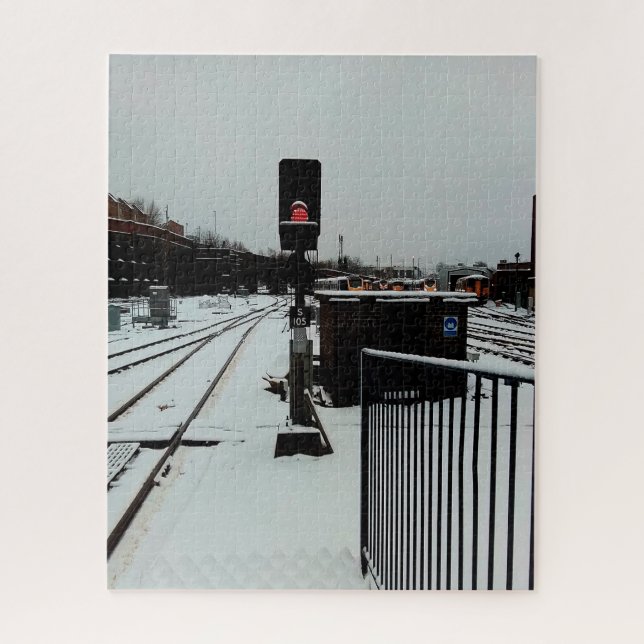 Quebra-cabeça Depot , na neve (Vertical)