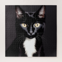 Quebra-cabeça Desafiando 676 Peça Black Cat 20x20