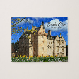 Quebra-cabeça Desafiando a Foto do Castelo de Brodie Clan Escocê