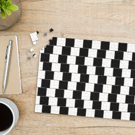 Quebra-cabeça Desafiando Ilusões Impossíveis do Tensor Cerebral