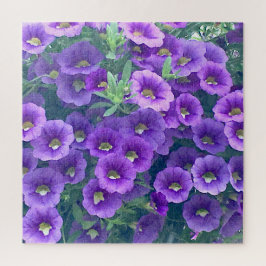 Quebra-cabeça Desafiando Mini Petunias Roxas