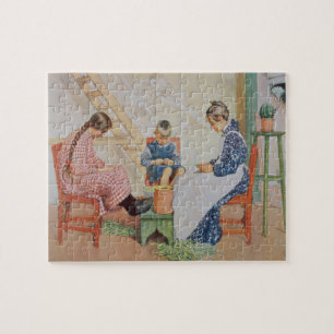 Quebra-cabeça Descascando ervilhas, bar. em "Lasst Licht Hinin"