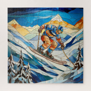Quebra-cabeça Descida Skier