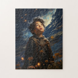 Quebra-cabeça Desejo em Estrelas Caindo