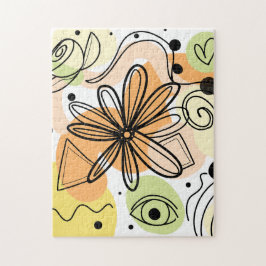 Quebra-cabeça Desenho Colorido de Abstrato