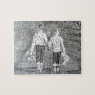 Quebra-cabeça Desenho das irmãs