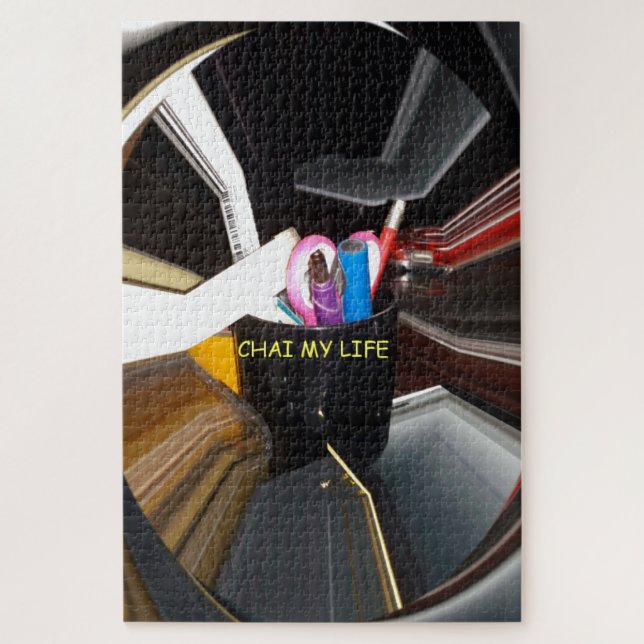 Quebra-cabeça Desenho de Parede Moderna do Office Essentials (Vertical)