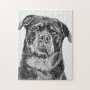 Quebra-cabeça Desenho de Rottweiler