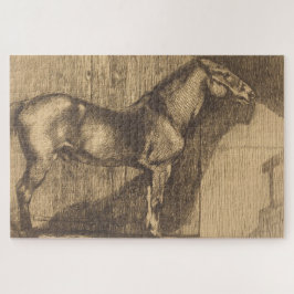 Quebra-cabeça Desenho de um Pony (por Paul-Albert Besnard)