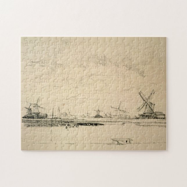 Quebra-cabeça Desenho de Windmills (Horizontal)