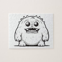 Quebra-cabeça Desenho esboço monstro pequeno