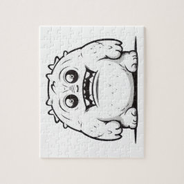 Quebra-cabeça Desenho esboço monstro pequeno