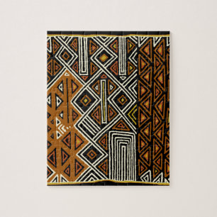 Quebra-cabeça Desenho Tribal Africano Kuba