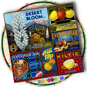 QUEBRA-CABEÇA - Desert Bloom: Rótulos de Caixas de
