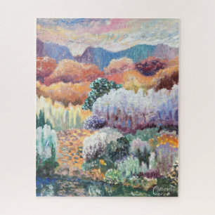 Quebra-cabeça Desert Glory- Cool & Colorful Landscape Painting